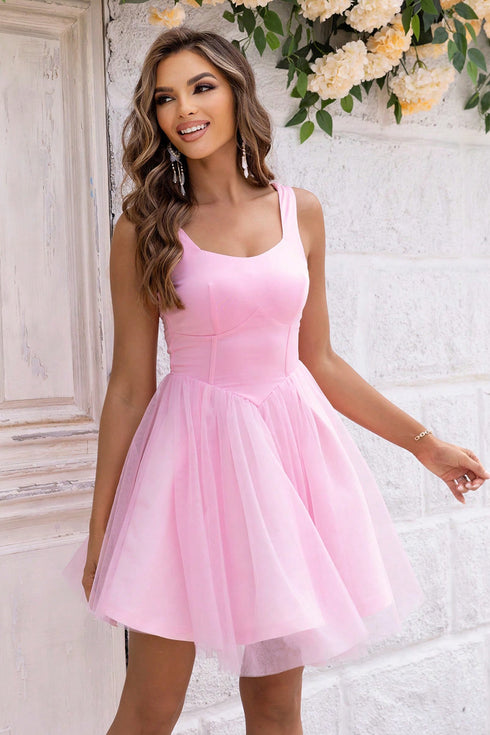 wide-strap-mesh-dress OhSoStyled at Sophia's Style-4